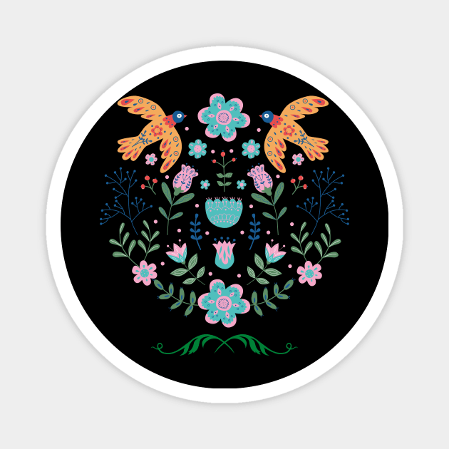 Design Based on Slavic Motifs Magnet by Gomqes